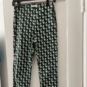 H&M printed geometric print pants